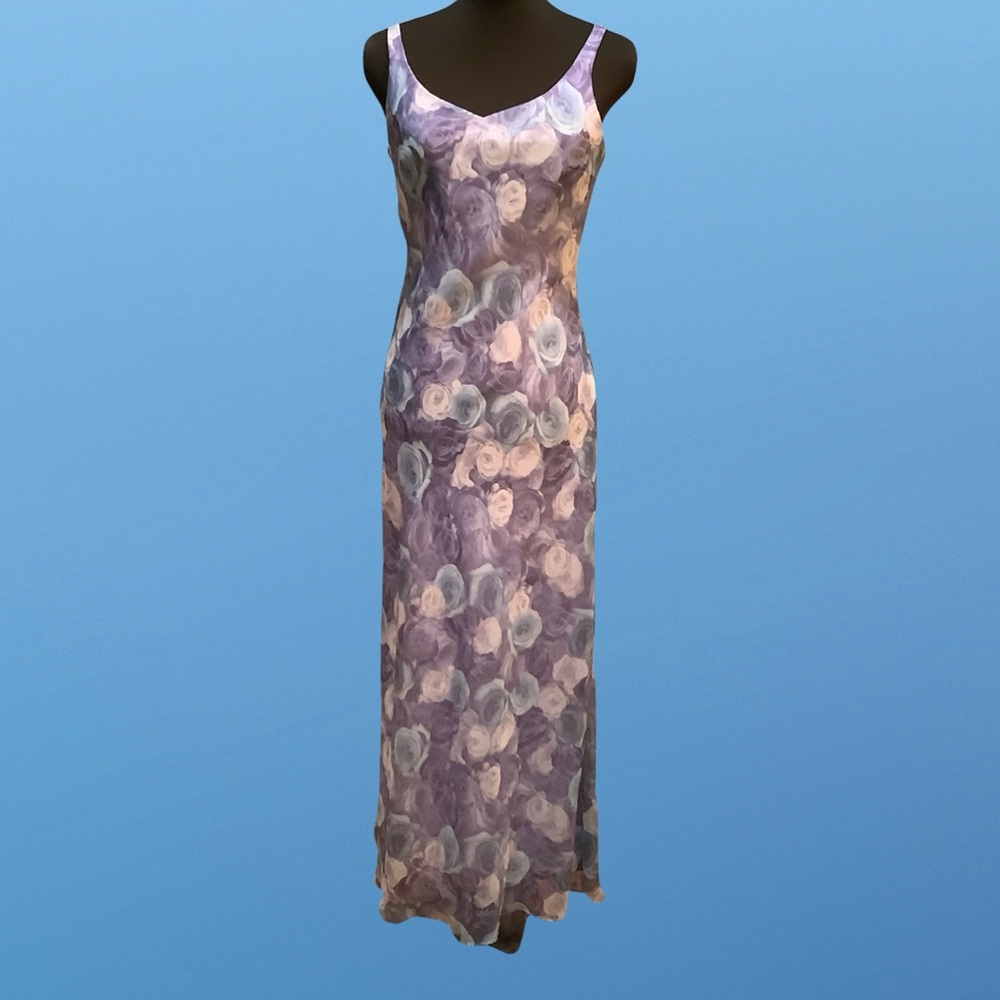 Formal Long Boho Lavender Fairy Floral Dress Zum Zum Dress Sz 5/6